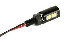 Britta Products 617529330541 12 Volt Dc Instrument Panel Light Post - White Led 12vdc