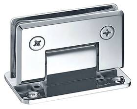 22-269bch Brixwell Heavy Duty Hinge Bevel Edge 90-degree Glass-to-wall Bright Chrome Phillips Head