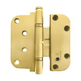 850-8762439 Brixwell Ultimate 2d Adjustable Steel Set Non-removable Pin Ktl Brass Alt Finish