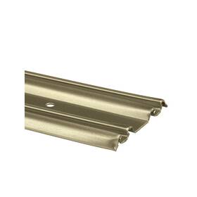 Qig6-001 Brixwell By-pass Mirror Door Bottom Track-72 Inch Length-champagne Gold-roll-formed Steel-id