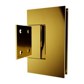 V074br Brixwell Wall Mount Short Back Plate Hinge 4 Inch Height For 3/8 To 1/2 Monolithic Tempe