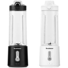 Brookstone 810115941316 Portable Blender Dual Pack - Black/white