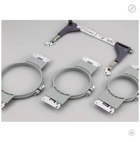 Prprfk1 Brother 012502626848 Multi Needle Series 3-in-1 Round Embroidery Hoop Frame Kit