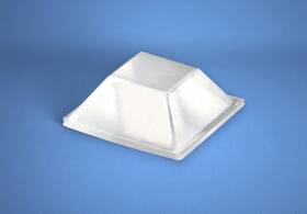 Bs-19 Bumper Specialties Self-stick Square Rubber Pads Clear 0.810 In X 0.300 Case Of 2646