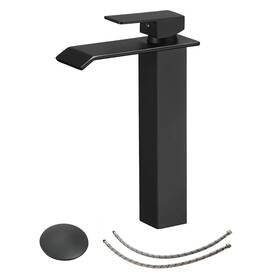 Bwe 810148590123 Vessel Sink Faucet With Drain Assembly Without Overflow And Supply Hose L