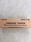 C-416 Lomanco New Box Of Cornice Vents Model White