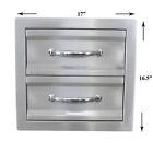 C-dd14 Sunstone Premium Double Access Drawer 610074702122