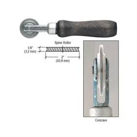 27k7 C.r. Laurence Crl Concave Edge Steel Screen Spline Roller With 2 Inch X 1/8 Wheel