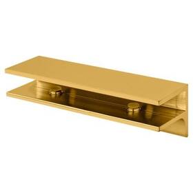 Eh130 C.r. Laurence Crl Brass Rectangular Interior Shower Shelf Clamp With Support Leg