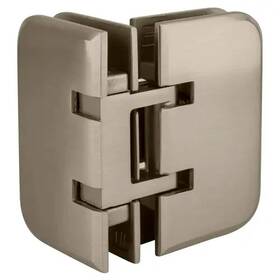 Est090bn C.r. Laurence Crl Brushed Nickel Estate 090 Series 90 Degree Glass-to-glass Hinge