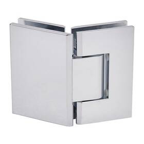 Gen345ch C.r. Laurence Crl Polished Chrome Geneva 345 Series Adjustable 135 Glass-to-glass Hinge