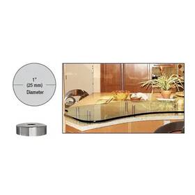 S0b1014bs C.r. Laurence Crl 316 Brushed Stainless Steel 1 Inch Diameter By 1/4 Long Standoff Base
