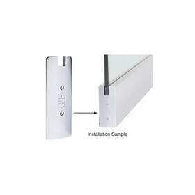Srec6sps C.r. Laurence Crl Polished Stainless Steel 6 Inch Square End Cap For Sidelite Rails