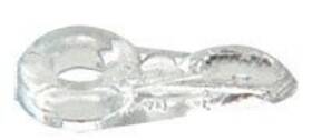 Wsc370 C.r. Laurence Crl Clear Flush Panel Clip - Bulk Package