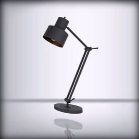 Bo-2966tb Cal Lighting - Transitional 1 Light Desk Lamp F Black 33.00x20.50x9.00
