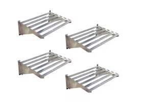 702437 Canopia By Palram Heavy Duty Greenhouse Shelf Kit- Pack Of 4-nob