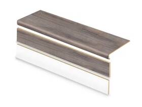 01c071475 Cap A Tread Waveford Gray Oak 47 Inch Lx12.15 Wx1.69 T Laminate Stair Kit-nob