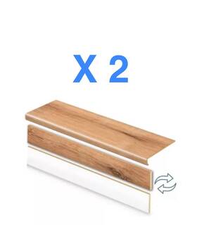 01ca73673 Cap A Tread X 2 Fresh Oak 47 Inch L 12.15 W 2.28 T Vinyl Stair