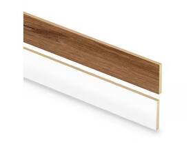 01r073689 Cap A Tread Burnt Oak 47 Inch L X 7.37 W 0.56 T Vinyl Stair Reversible Riser-nob
