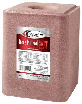 100012624 Cargill Salt 013600019211 Champions Choice Trace Mineral 50 Lb Ea Quantity 1