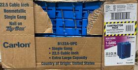 365951 Carlon 22.5 Cu . Inch Pvc 1 Gang New Work Electric Switch /outlet Box Case Of 100