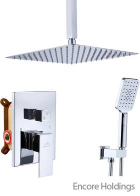 Wfw98102cp-12 Casainc 12-inches Ceiling Mount Built-in Shower System - Polished