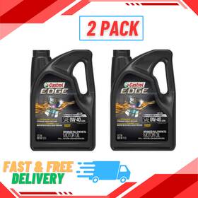 0w-40 Castrol 2 Pack Engine Oil - Edge A3/b4 Synthetic 5 Quart