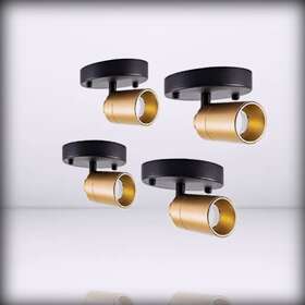 Ce1007790-b040002 Vidalite Led Monopoint Sconce Adjustable Flush Mou Spot L Light - Black/g