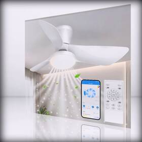 Alcf0006 Ceiling Fan Light Fans - Lights With App And Remote Control 30 Inch Low For Profile Ceili W