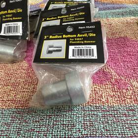 94847 Central Pneumatic 95452 Planishing Hammer 3 Inch Radius Bottom Anvil/die Fits
