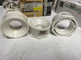 Pvc001071200 Charlotte Pipe & Foundry Co 3 Pack Schedule 40 Inch Spigot X 1-1/2 Hub Pvc Flush Bushing