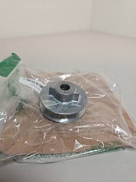 225a6 Chicago Die Casting Cast 2-1/4 Inch D X 5/8 Zinc Single V-grooved Pulley
