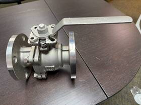 Cf8m Chicago Valves And Controls 150 Lb 2 Inch Ansi Flange Ball Valve Stainless Steel