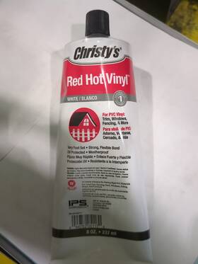 Christys 044752053730 Red Hot Vinyl. 8oz. White