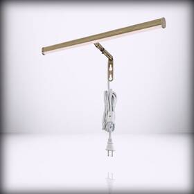 Ciata 817354029355 Picture Light Frame Adjustable 14-in Antique Brass 14 Inch