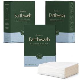Cleanomic 810037748819 Laundry Detergent Sheets Up To 192 Loads 96 Ocean Breeze Sustaina