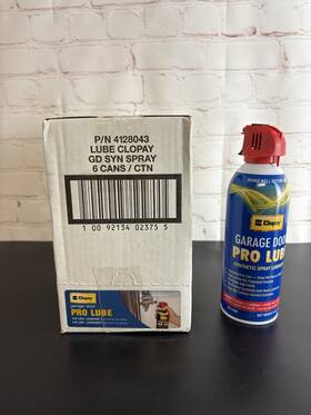 Pn-1088 Clopay Synthetic Pro Lube For Garage Doors Case Of 6-9 Oz Spray Cans New In Box