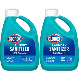 3024066 Clorox Laundry Sanitizer 0% Bleach Color Safe Clean Linen Fresh 80 Fl Oz