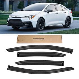 293mv-tc1923-n2 Cmvt Auto Window Visor For 2019-2025 Toyota Corolla Sedan Out-channel Rain Guards Shie
