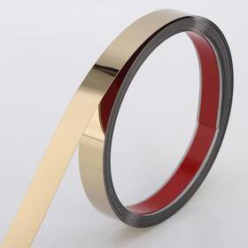 Jst-jmj-6mx5cm Coengwui Peel And Stick Metal Molding Trim Self-adhesive 20ft X 2in Glossy Gold