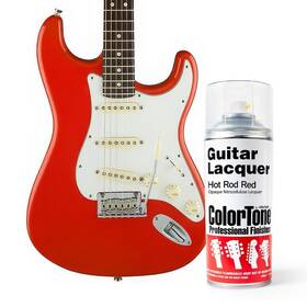 103588 Colortone Aerosol Guitar Lacquer Hot Rod Red