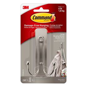 17036bn-es Command Indoor Large Double Hook