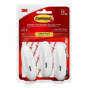 17069-3es Command 170693es Large Wire Hook 3/pack