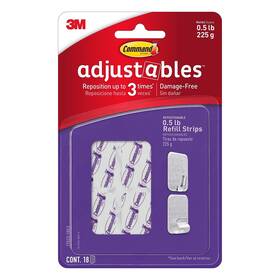 17820-18es Command Repositionable Mini Refill Strips 18