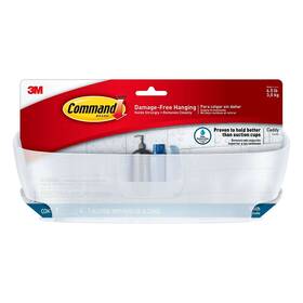 24358307 Command Bath11es Shower Caddy Clear 1 4 Mounting Bases