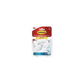 Bath18-6es Command Medium Bath Hooks Value Pack White 6