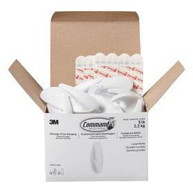 Mmm17083s16na Command Large Designer Hooks White 16