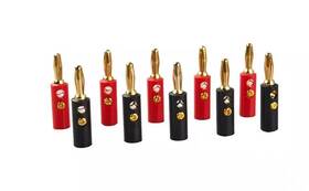 Commercial Electric 850047764478 Speaker Banana Plugs 10-pack