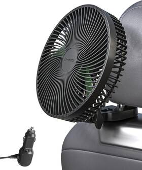 Ccafp7bk Comoistar 8.5 Inch Portable Car Cooling Fan 12v/24v Electric Vehicle Fans With Stepless C
