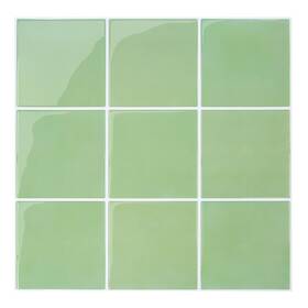 Backsplash10 Comstickc B0dz11h3xz Upgraded Thicker Green Peel And Stick Pcs Of 12x12 3d